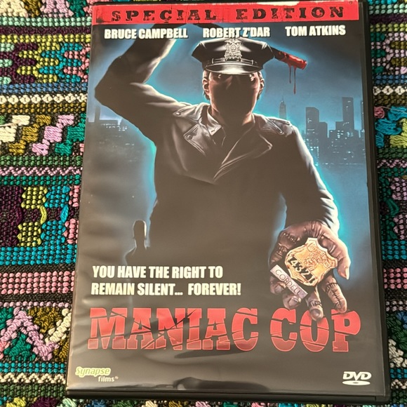 MANIAC COP ๐ DVD in excellent condition. Used. Cult classic Slasher Horror film - Picture 7 of 7